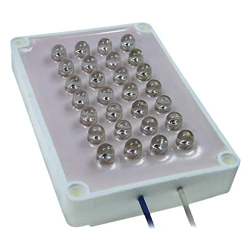 Kemo M120 Infrarot Scheinwerfer für CCD Kameras 12 - 15 V/DC. Zur Beobachtung von Hauseingängen und Einfahrten. Sichtbarkeit von Objekten auch bei völliger Dunkelheit.