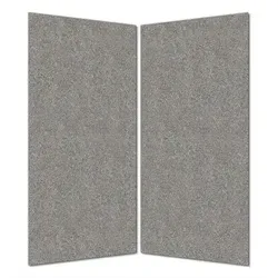 Wallario selbstklebende Duschrückwand 160 x 180 cm - Grauer Marmor Optik - Hochwertige Wandverkleidung mit kratzfester Laminatoberfläche in Echtglasoptik. Pflegeleicht und ideal für staub- und fettfreie Untergründe. Verleihen Sie Ihrem Badezimmer einen modernen Look mit einfacher Montage.