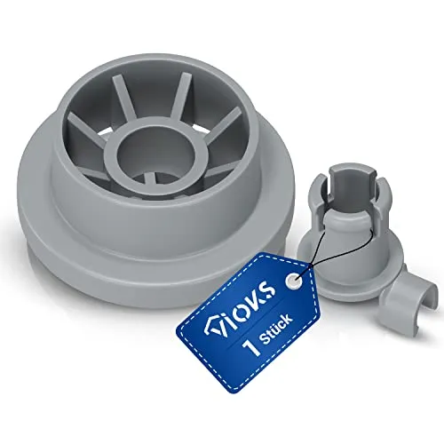 VIOKS 1x Korbrolle Universal 36mmØ Ersatz für Bosch 00165314 Rollen für Spülmaschinenkorb Spülmaschine Rollen Unterkorb Ersatzrollen Spülmaschinen Rollen & Korbrollen Geschirrspüler Bosch Siemens Neff