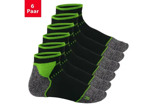 Footstar Sportsocken Damen & Herren Funktions Sport Socken (6 Paar) Laufsocken