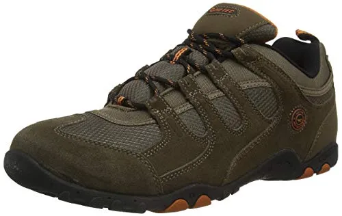 HI-TEC Herren Quadra Classic Sportschuhe - Wandern, Taupe Burnt Orange, 45 EU