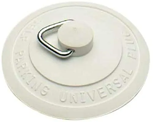 Merriway BH00004 Selbst platzierender Universal-Gummistöpsel für Waschbecken/Badewanne, Weiß