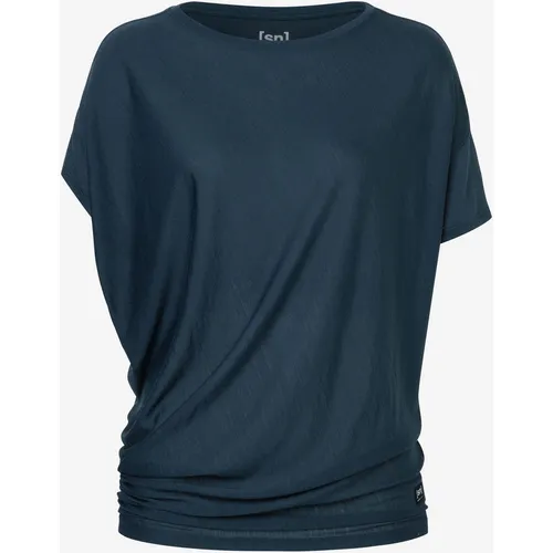 Super.Natural W Yoga Loose Tee blueberry (W01) XS von super.natural