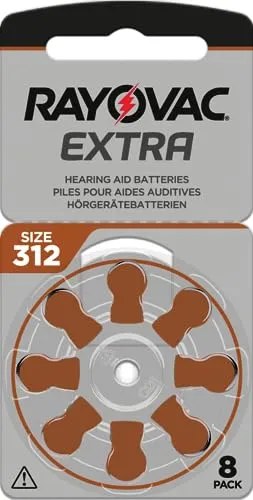 RAYOVAC Extra Hörgerätebatterien Typ 312