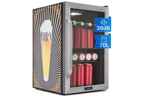 Klarstein Table Top Kühlschrank HEA13-Birra -SS-E 10046065 in silber von Klarstein