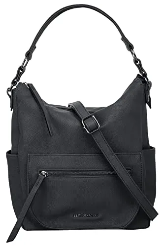 Umhängetasche BETTY BARCLAY, Damen, dunkelblau - Modische Umhängetasche aus PU, perfekt für den Alltag mit vielen Fächern und praktischen Trageoptionen. Handgepäcktauglich und ideal für Smartphone und Essentials.