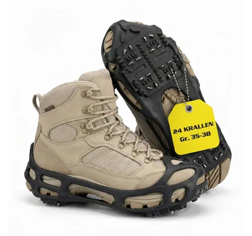 HECHT Schuhspikes S 35-38 mit 24 Metallkrallen