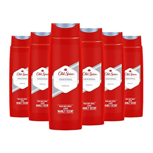Old Spice Original Duschgel, Showergel Mit Langanhaltendem Duft Für Männer, Herren Duschgel 250 ml (6er Pack)
