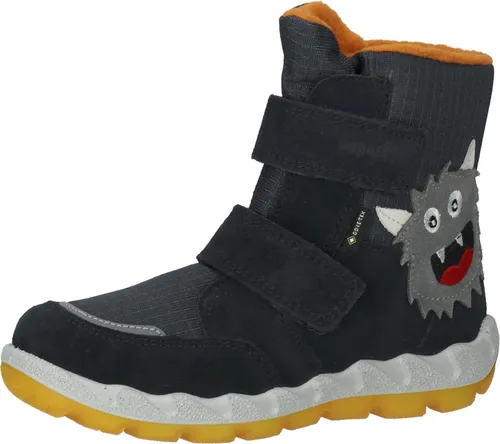 Superfit Icebird Schneestiefel, GRAU/GELB 2000, 21 EU - Wanderschuhe für Kinder, mit warmem Textilfutter und praktischem Klettverschluss für einfaches Anziehen und hohen Tragekomfort.