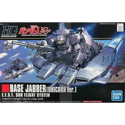 BANDAI BAN5060668 HG Base Jabber (Unicorn Ver.) 10 cm
