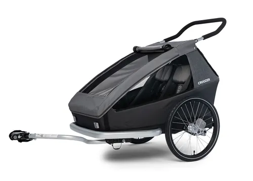 Produktbild Croozer Kid Keeke 2 Kinderanhänger 2in1 mountain grey