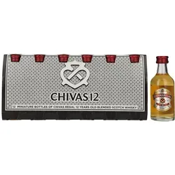 Chivas Regal 12 Years Whisky Miniaturen 40% Vol.
