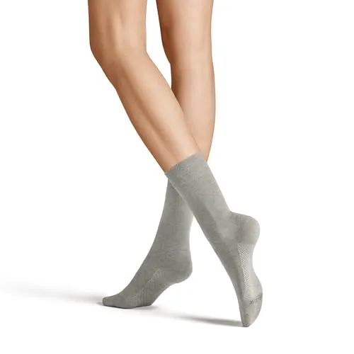 Hudson Damen Socken Dry Cotton klimaregulierend Silber 0502 39-42