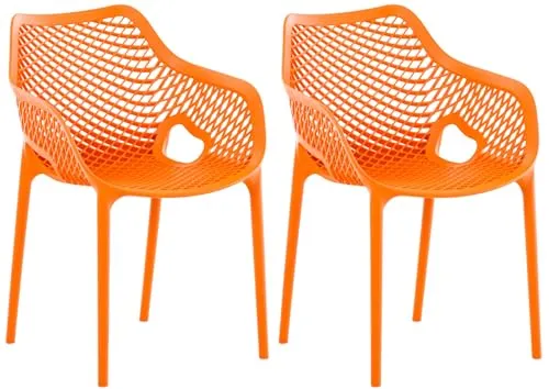 CLP XL-Bistrostühle Air in orange von CLP