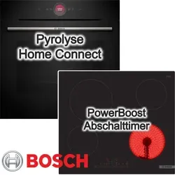 BOSCH Herdset Pyrolyse mit TFT Touchdisplay & HomeConnect