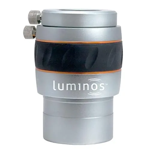 Celestron 820496 Barlowlinse 2,5 x Vergrößerung Luminos, 2 Zoll schwarz