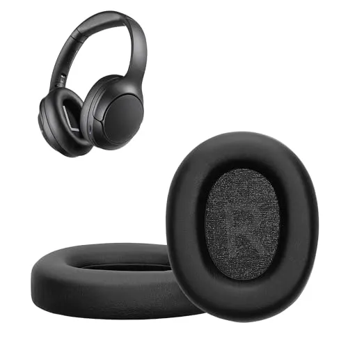 kwmobile 2X Ohr Polster für TOZO HT3 / HT2 Ohrpolster - Ersatz Ohrpolster - Kopfhörer Ersatzteile - Kopfhörer Ersatzpolster für Over Ear Headphones