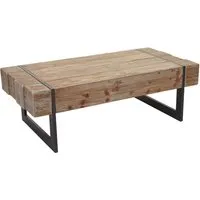 Couchtisch MCW-A15a - Rustikaler Wohnzimmertisch aus massivem Tannenholz - Couchtisch aus massivem Tannenholz, MVG-zertifiziert und ideal für ein gemütliches Wohnzimmer. Inklusive Fußbodenschoner für optimalen Schutz.