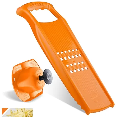 Börner Rösti PowerLine Reibe Set (2-tlg.) - Reiben für köstliche Rösti und Zucchinipuffer, inkl. Fruchthalter für sicheren Gebrauch. Praktisch und leicht zu reinigen – ideal für Hobbyköche und Gastronomie!
