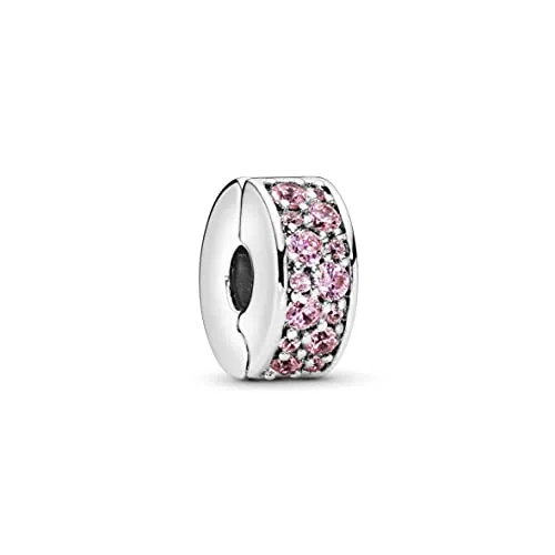 Pandora Bead Clip Rosa 791817PCZ aus Silber in pink von Pandora