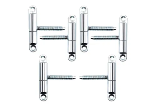 SO-TECH® Türbeschlag Renovierband Türband 15 x 83 mm Scharnier aus Stahl (6 St), für Innentüren zum Auf- & Einschrauben, verzinkt, 6 Stück