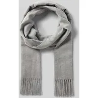 Fraas Schal Modell 'Cashmink' in Hellgrau, Größe 1 - Modeschal aus weichem Cashmink, leicht und vielseitig arrangierbar, mit eleganten Kordelabschlüssen für einen dezenten Akzent.