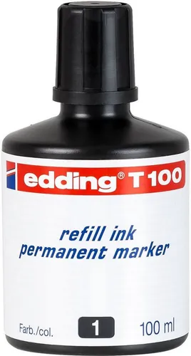 Produktbild edding Füllhalter Nachfülltinte edding T 100 für edding Permanentmarker 100ml schwarz