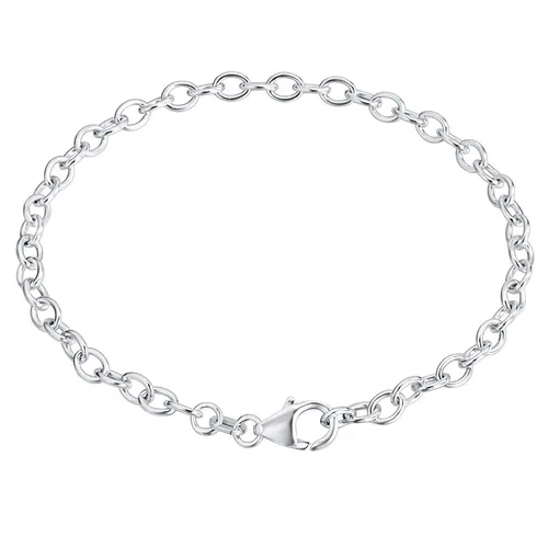 Rafaela Donata Frauen-Charmsarmband aus Sterling Silber 925 - Armschmuck in Bijouterie, rhodiniertes Silberarmband für Charms, geliefert in einer hübschen Schmuckbox - ideal als Geschenk!