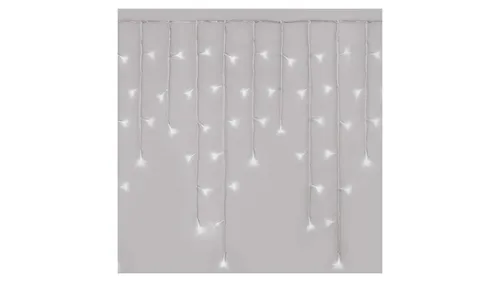 EMOS LED-Eisregen Lichterkette 5m mit Fernbedienung und Timer