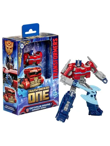 Hasbro Actionfigur Transformers One Prime Changer Optimus Prime - 12,70 cm hoch, bunt mit 4 Accessoires, ideal für kreative Spielabenteuer ab 6 Jahren