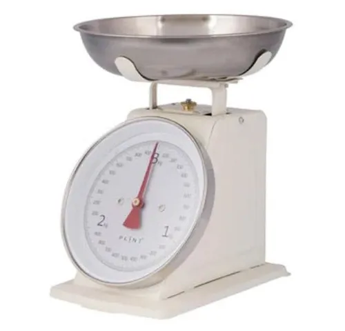 PLINT New 3KG Retro Küchenwaage mit Edelstahl-Schüssel von Plint