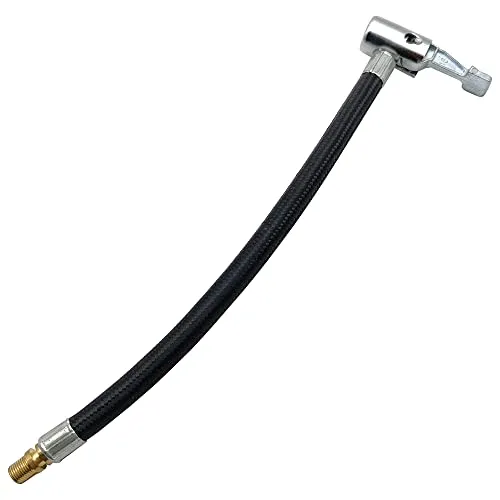 YDHfdc Auto Inflator Schlauch 23.5cm Reifenfüller Schlauchadapter Luftschlauch Adapter Ventilverlängerung, für Auto Fahrrad Motorrad usw
