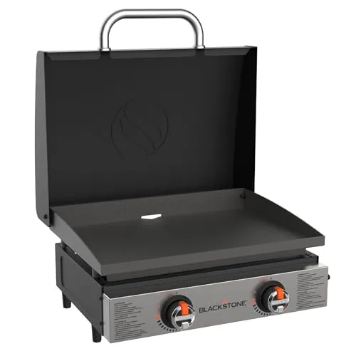 Blackstone 22″ Griddle Tischgrill mit 2 Brennern und Deckel von Blackstone