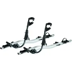 2x Fast Rider Alu Fahrradträger + Dachträger VDP Delta für Chevrolet Aveo (T250)