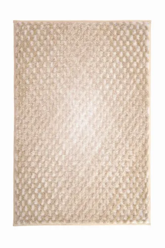 Kleine Wolke Badematte Cory – Modischer Badteppich mit Hoch-Tief Effekt - Badematten – Hochwertige, rutschhemmende Badematte mit modernem Farbverlauf und schnelltrocknender Oberfläche, ideal für Fußbodenheizungen.