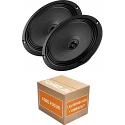 Audison APX 6.5 Lautsprecher Einbaupaket für Ford Focus 11 - Komplettset für den Ford Focus 11 (2010-2018): 2x Audison APX 6.5 Lautsprecher mit 210W MAX, einfache Montage dank Adapterringen und -steckern. Genießen Sie besten Klang in Ihrem Fahrzeug!