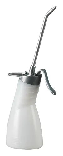 Werkstattöler Polyäthylen 300 ml - Pressol - Hochwertiger Polyethylen-Öler mit doppelt wirkender Messingpumpe für präzise Tropfenabgabe. Ideal für den professionellen Einsatz in Werkstätten. Inhalt: 300 ml, Rohrlänge: 165 mm.