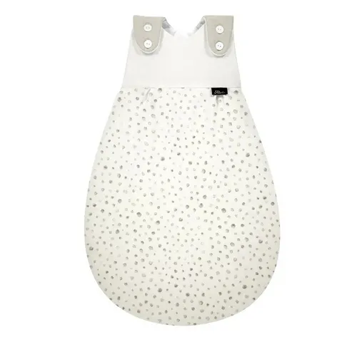 ALVI Baby-Mäxchen Außensack Jersey Aqua Dot Größe 68/74 - Schlafsack aus 100% Baumwolle, atmungsaktiv und kuschelig weich für einen erholsamen Schlaf Ihres Babys.