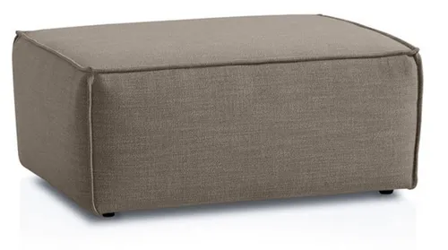Feldmann-Wohnen Sitzhocker Doha (Doha, 1 St., Hocker), 102x77x44cm taupe grau