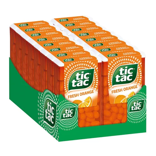 Tic Tac Fresh Orange Bonbons 16x 54 g in pink von Ferrero Tic Tac