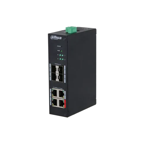 Dahua HS4408-4ET-96 8-Portiger robuster verwalteter Switch mit 4-Port PoE (HS4408-4ET-96)
