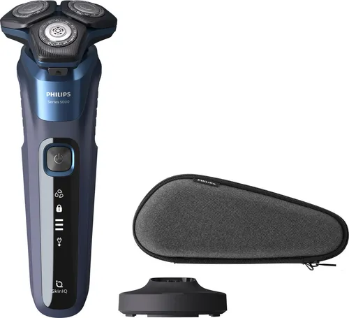 Philips SHAVER Series 5000 S5585/35 Herrenrasierapparat Rotationstrasierer Blau