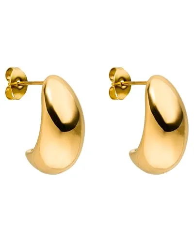 PURELEI® Drop Ohrringe (Gold) in gold von PURELEI