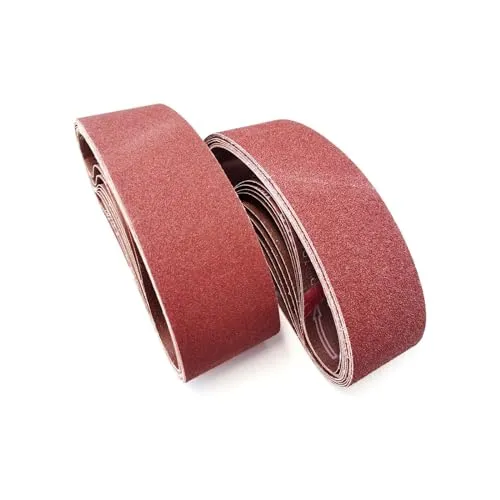 Schleifbänder 100 x 915 mm 16 Stück,Schleifband Set je 2 x Korn 60/120/240/320/400/600/800/1000 für Bandschleifer Schleifmaschine bandschleifer,Polieren Metall,Holz|Fingerschleifer