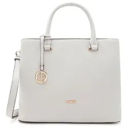L.Credi Maxima Handtasche 28 cm in Weiß – Stilvoll und Praktisch - Elegante L.Credi Maxima Handtasche in Weiß, 28 cm groß. Ideal für den täglichen Gebrauch, bietet ausreichend Platz für Ihre Essentials und setzt modische Akzente.