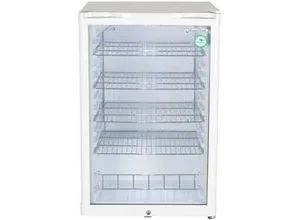 Gastro-Cool GD155 Getränkekühlschrank 130 Liter - Kühlschrank mit Glastür und LED-Beleuchtung, ideal für Gastronomie und vielseitige Nutzung. Abschließbar und flexibel einsetzbar mit 130 L Kapazität für optimale Getränkepresentation.
