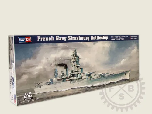 French Navy Strasbourg Battleship / 1:350 - Hobby Boss - 86507