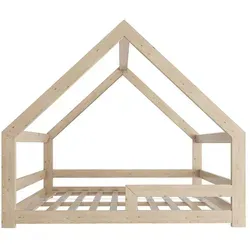 Need Sleep Hausbett Bodenbett 140x200 cm mit Rausfallschutz Symmetrisch - Bronze