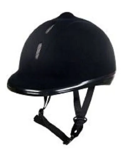 HKM Reithelm NEW FLOCK schwarz