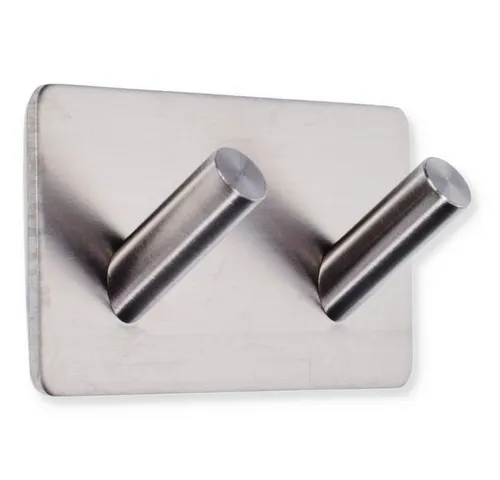 GarPet Handtuchhaken Doppel Handtuch Haken Edelstahl Selbstklebend zum kleben ohne bohren